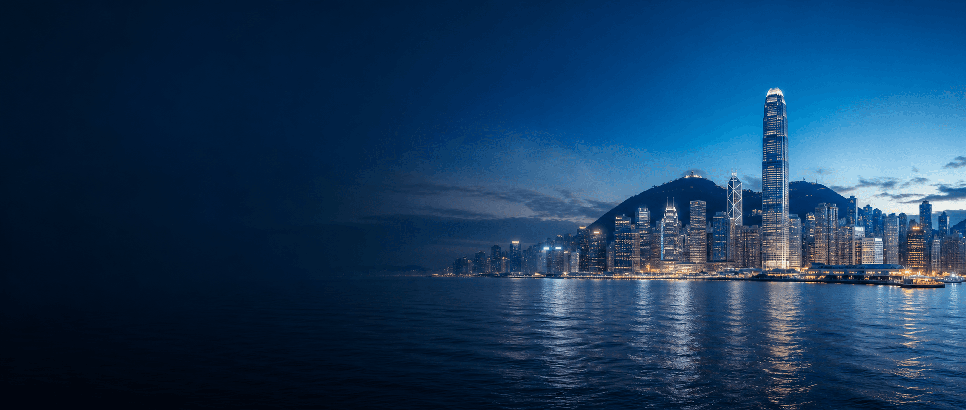 香港維多利亞港夜景